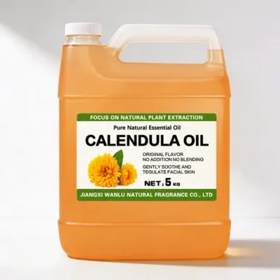 Bulk Supply High Quality Cold Pressed Calendula Seed Oil Pure Herbal Extract Oil Manufacturer Direct Sale