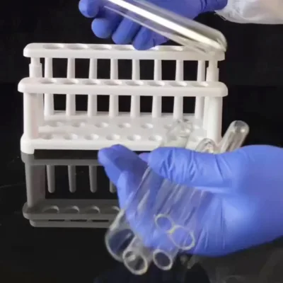 Disposable Glass Test Tube Clear Laboratory Sample Collection Chemical Testing Scientific Glassware Bulk