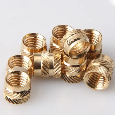OEM Precision M6 M8 M12 Blind Insert Nut Brass Insert Plastic Insert Nut Factory Wholesale