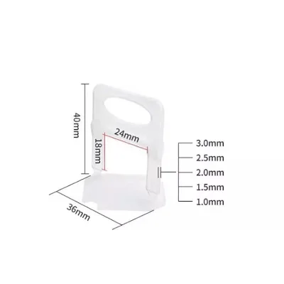 Chengxiang Modern Waterproof Plastic Floor Tile Leveling System Clips Wedges Durable Tile Accessories Easy Installation