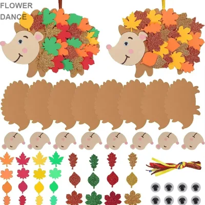 2024 New DIY Garland Kit Holiday Party Supplies Festive Decoration Nonwoven Hedgehog Pendant Atmosphere Animal Patch Felt Fabric