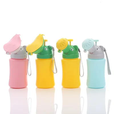 Baby Travel Car Urinal Plastic Portable Children Nighttime Potty for Boys and Girls In-Stock Wholesale