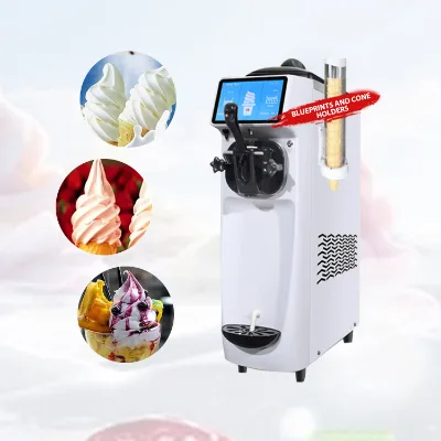 Commercial Machines Mini Portable Dispenser Street Food Ice Cream Making Machine for Business