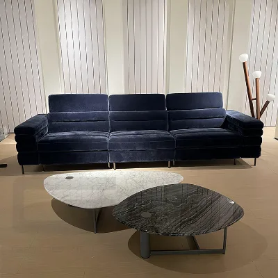 Gainsville Furniture Luxury 3 Seat Retractable Smart Sofa Functional Adjustable Fabric Electric Living Room Sofas