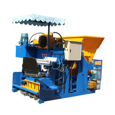 Semi Automatic Machine Make Cement Blocks Brick Mobile Laying Block Making Machine