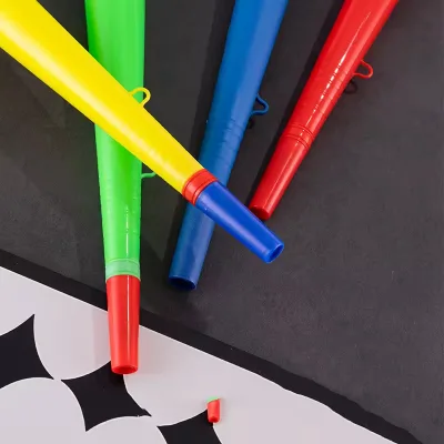 Round air Horn Plastic Football World Ball Cup Fan Shouting Tool Plastic Toy Horn Whistle Toys