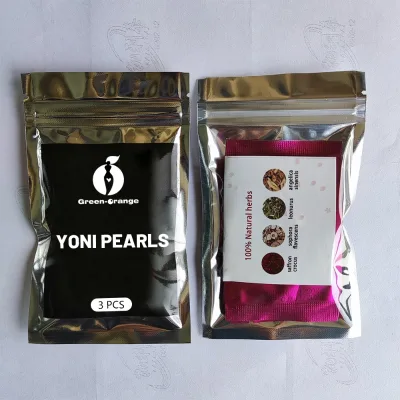Hot Selling Goddess Womb Yoni Detox Pearls Original Herbal Vaginal Clean Point Tampon with Private Label