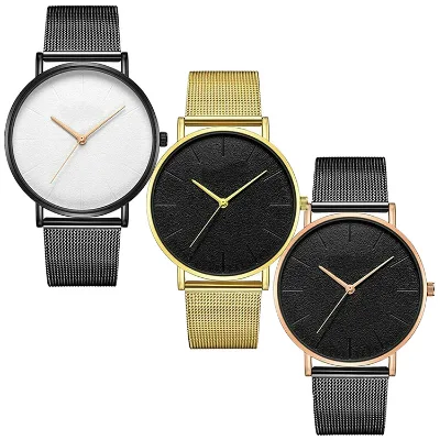Japan Movement China Factory Handmade Waterproof Black Private Label Wrist Watches Men