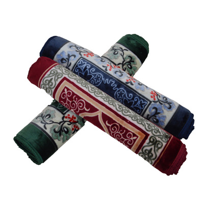 Hot Selling Muslim Prayer Rug and Prayer Beads with Elegant Design Soft Islamic Gift