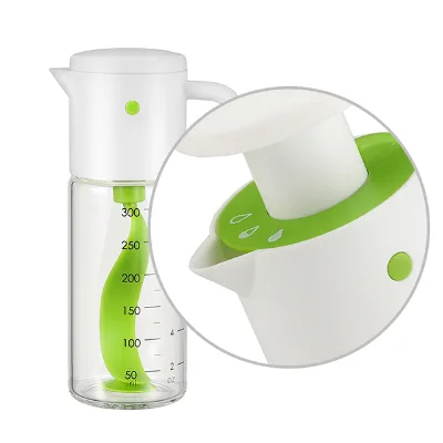 New Arrival Chefshere Kitchen Perfect Accessories Salad Dressing Shaker Borosilicate Glass Bottle 330ml Capacity Eco-Friendly
