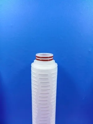 For China Manufacturer ISO9001 Certified 10/20/30/40 Inch PP Pleated Water Filter Cartridge for Industrial Beverage