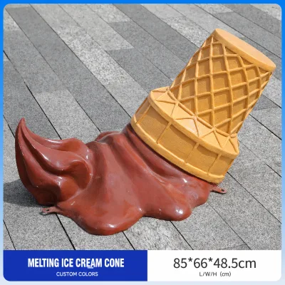 Resin Fiberglass Durable Sculpted Statue for Home Art Decor Contemporary Realistic Design