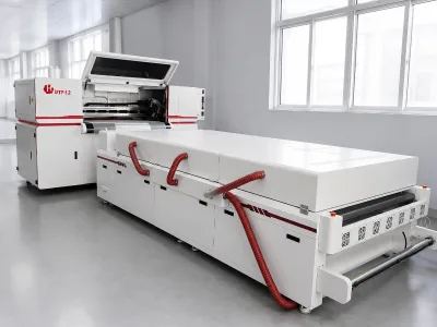 New HJD Magnetic Levitation Motor 120/h Industrial 12 Heads DTF Printer Epson I3200-A1 1.2m High Speed Mass Production
