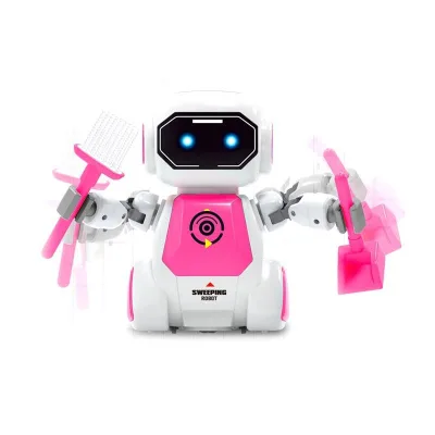 Wholesale Programmable Dancing RC Robot Toy Kids Educational Interactive Remote Control Music LED Light Birthday Holiday Gift