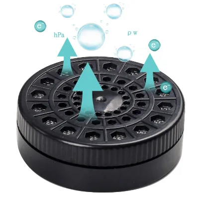 New Style Hot Sale ABS Plastic Tobacco Humidor Cigar Humidifying Boxes Moisturizing Accessories Round Cigar Humidifier Box
