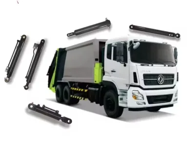 Hydraulic Cylinder with Chrome Rod for Garbage Truck Rust Resistance with 1 Year Replacement Warranty