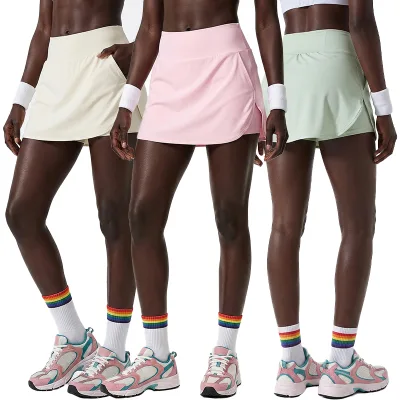 High Quality Custom logo Womens Tennis Shorts Skirt Summer Casual Drawstring Shorts With Pockets