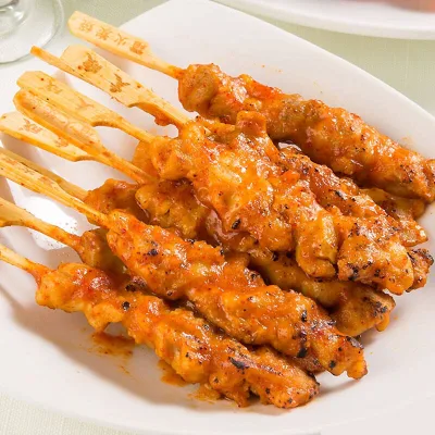 Frozen Japanese Cooked and Charcoal Grilled Chicken Meat Skewers Yakitori