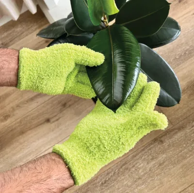 Thick Microfiber Lightweight Gloves for Household & Outdoor Cleaning Dust Removal Pet Care-Lazy Person's Wipe Table Gadget