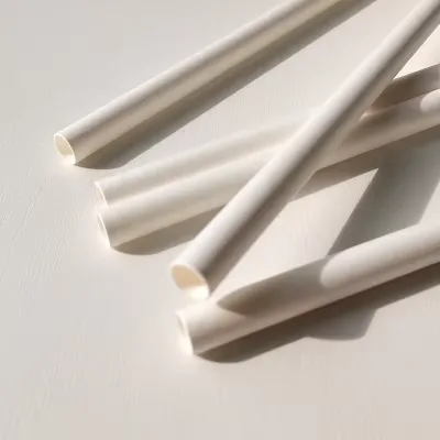 Recyclable Customized Biodegradable Straw Pure Color Bubble Tea Straw for Party Decoration
