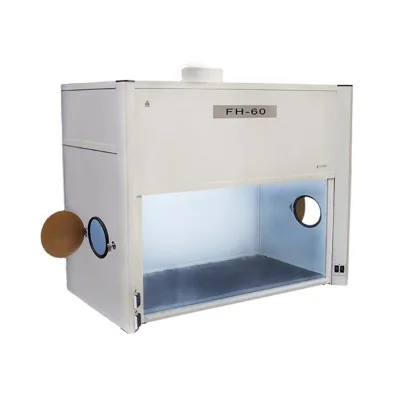 Floor-Stand Fume Hood with Lamp & Blower with Optional Carbon-filtered Enclosures, 60"Wx 24"Dx 48"H, EQ-FH-60