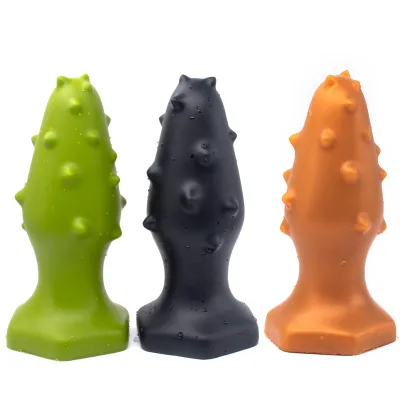 Hulk Super Soft Big Anal Plug Liquid Silicone Novice Anal Expansion Wolf Tooth Back Court Anal Plug Sex Products
