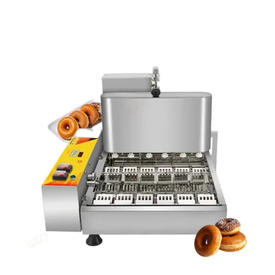 110V 220V Commercial Six Rows Automatic Mini Donut Machine Detachable barrel Doughnut Maker Intelligent control temperature time