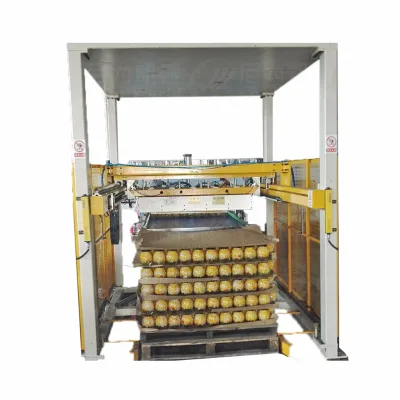High Speed Empty Plastic Bottle Filled Can Palletizer