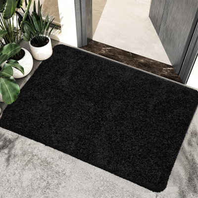 Eco Friendly Welcome Mat Anti Slip Floor Mat Absorbent Muddy Dirt Resist Welcome Door Mats Outdoor Indoor