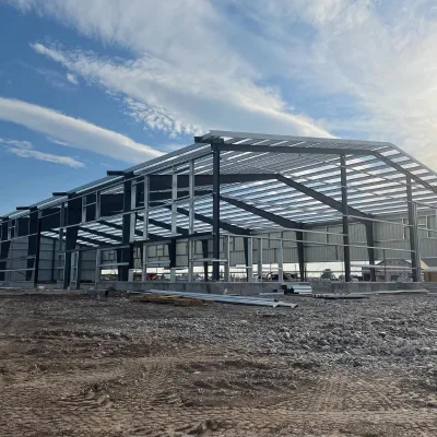 Steel Structure Office Building School Apartment Modern Design 3D Model Project Over 5 Years Warranty