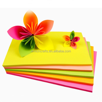 Fluorescent Letter Size Color Paper A4 Colored Paper DIY Children's Handmade Creative Craft Paper