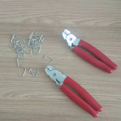 C-Type Hog Ring Installation Pliers Kit Manual Fencing Plier for Animal Cage and Fence Tie Hand Tool