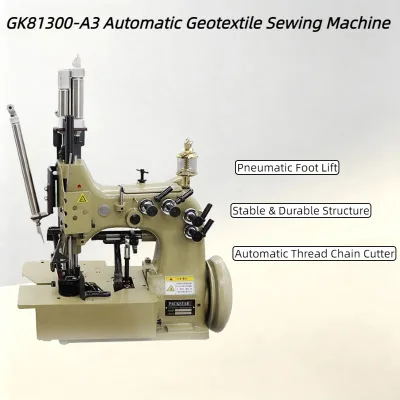 High Speed Geotextile Sewing Machine with Full Automatic Functions and Heavy Duty Performance for Geotextile GK81300-A3