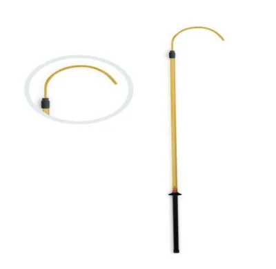 High Voltage Fiberglass Insulated Rescue Hook Safety Element with Foam Filling