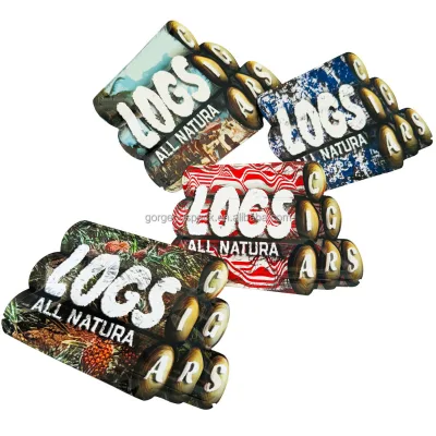 Custom 3.5g 7g 14g Hologram Smell Proof Water Proof Ziplock Unique Special Shape Die Cut Mylar Bags For Tobacco Cigar Wraps