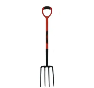 Industrial Grade Steel Long Handle Garden Fork for Digging and Grass Removal