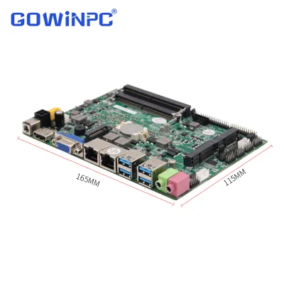 Industrial PC Intel Core i5-6200U i7-7500U i7-8550U 2*DDR4 RAM Slot Dual Gigabit Ethernet 6*RS232 Mini Box Computer