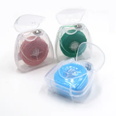 Disposable Nylon and Plastic Dental Floss in Triangle Shape Mint Flavored 50m Eco-Friendly Oral Hygiene Floss Free Sample