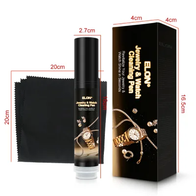 Portable 20ml Plant Extract Jewelry Polish Watch Cleaner Spray Cleaning Care Kit with All Type of Jewelry and Watch