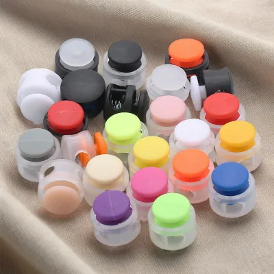 Wholesale Small Size 14mm Translucent Cord Lock Made of Nylon for Clothing and Accessories