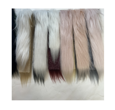 Hot Sale 100 Polyester Long Pile Fur / High Pile Faux Fur / Fake Fur with Colorful Color