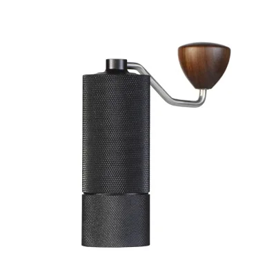 Z Wood Grip Hot Sale Coffee Mill Space Aluminium Coffee Bean Grinder Stainless Steel Burr Core Adjustable Manual Coffee Grinder