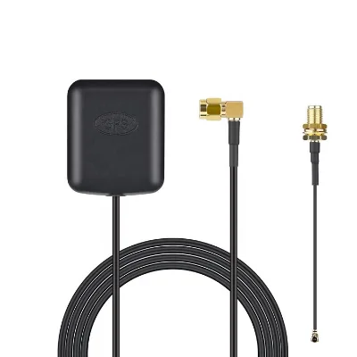 Active Car GPS Navigator Amplifier Antenna 1575.42MHz with SMA Connector 28dBi Gain 1.5 VSWR
