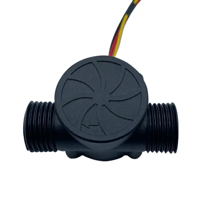 5-24VDC Hall Effect Sensor 1/2" Nylon Plastic 0.5-20 L/Min Micro Liquid Flow Sensor Water Flow Sesnor