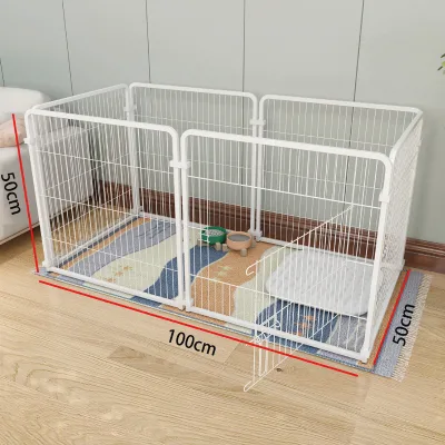 Customizable Outdoor Dog Cage High-Style Steel Frame Black Powder Coat Finish Hot Dip for Iron Easily Stackable Assembled for