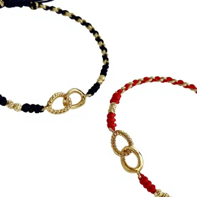 Ehao Jewelry Iron Jinxingyun Eight Character Infinite Love Men's and Women's Couple Handmade Red Rope Anniversary Bulk Packaging