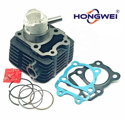 CT100 HW 53mm Cylinder Piston Kit 4 Stroke 57mm Bore Diameter Cast Iron Air Cooling BAJAJ100 Motorcycle Engine 1 Year Warranty