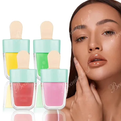Wholesale Private Label Vegan Lip Oil Serum Plumping Natural Fruit Flavor Lip Gloss