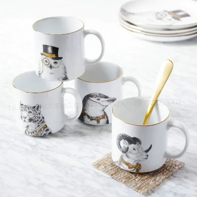 11OZ Ceramic Coffee Mug with Animal Design