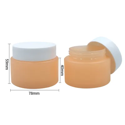 Leak Proof Plastic Container Jars with Lids for Travel Storage Makeup Beauty Products Face Creams Cleanser Skincare Packaging